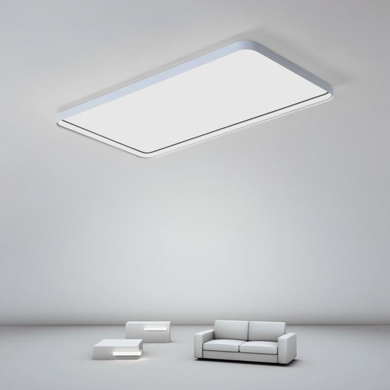 35'' Rectangular LED Modern Flush Mount Lighting for Living Room - Lamp Outdoor
