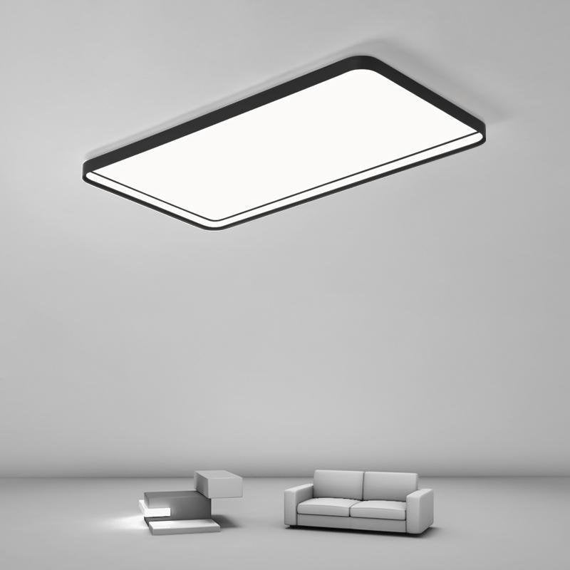 35'' Rectangular LED Modern Flush Mount Lighting for Living Room - Lamp Outdoor
