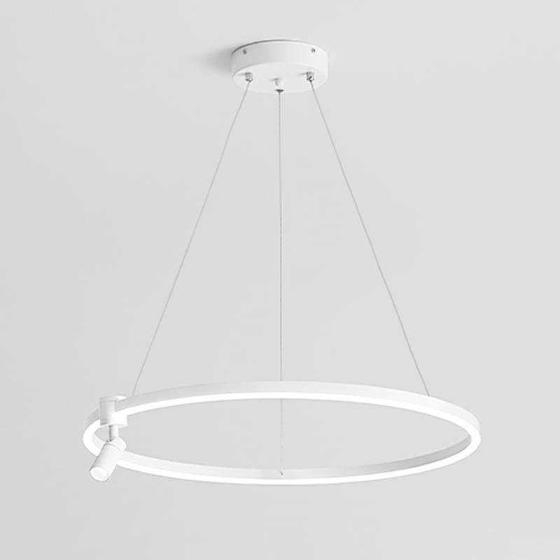 Simple Linear Modern Chandeliers Adjustable Angle Spotlight Circle Chandelier - Lamp Outdoor