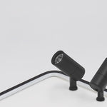 Black Square Industrial Flush Mount Spotlight - Lamp Outdoor