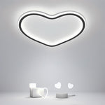 Jane Heart Shaped Industrial Metal Flush Mount Ceiling Lights - Lamp Outdoor