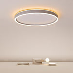 Modern Circle Halo Shaped Flush Mount Llight Bedroom Ceiling Lights - Lamp Outdoor