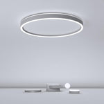 Modern Circle Halo Shaped Flush Mount Llight Bedroom Ceiling Lights - Lamp Outdoor