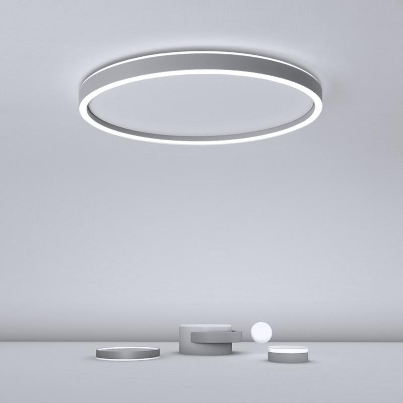 Modern Circle Halo Shaped Flush Mount Llight Bedroom Ceiling Lights - Lamp Outdoor