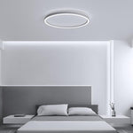Modern Circle Halo Shaped Flush Mount Llight Bedroom Ceiling Lights - Lamp Outdoor