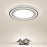 Eastern Round LED Integrated Flush Mount Ceiling Light - Lamp Outdoor