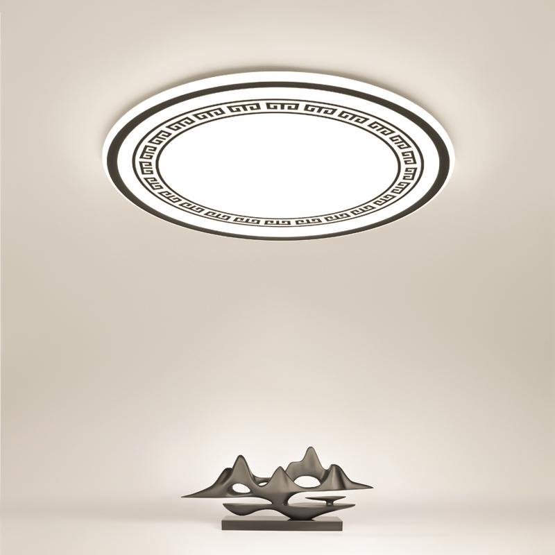 Eastern Round LED Integrated Flush Mount Ceiling Light - Lamp Outdoor