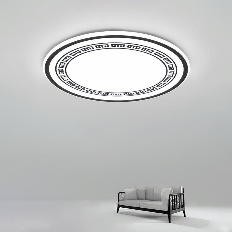 Eastern Round LED Integrated Flush Mount Ceiling Light - Lamp Outdoor