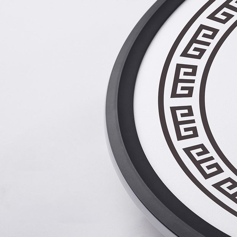 Eastern Round LED Integrated Flush Mount Ceiling Light - Lamp Outdoor