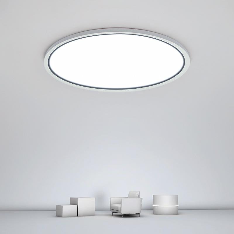 Soft White Round Dimmable Flush Mount Light - Lamp Outdoor