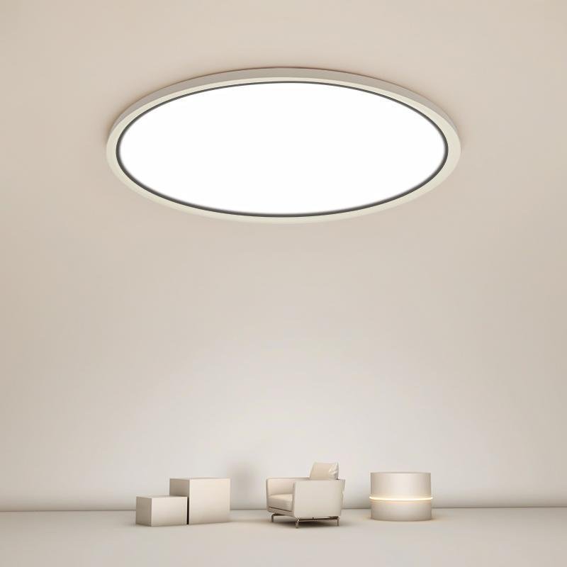 Soft White Round Dimmable Flush Mount Light - Lamp Outdoor