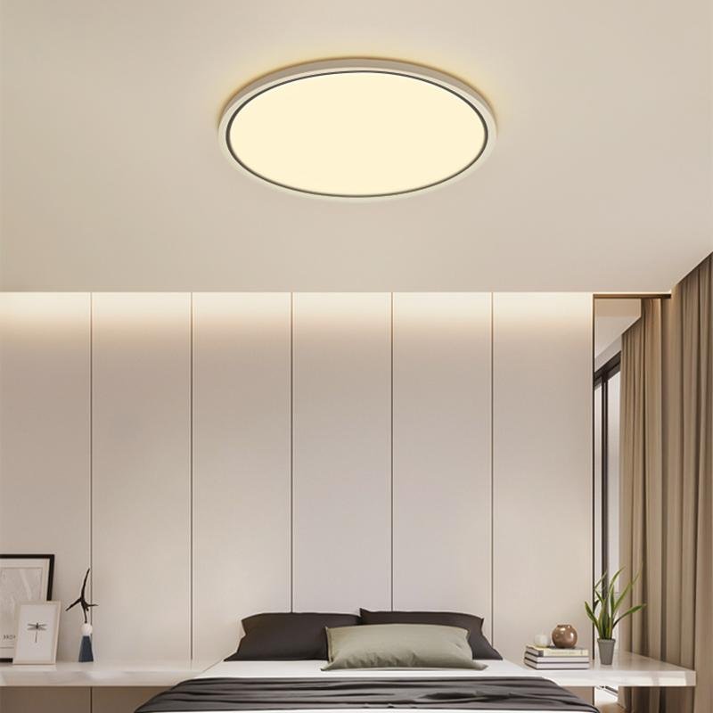Soft White Round Dimmable Flush Mount Light - Lamp Outdoor