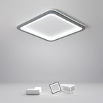 Gray Square Industrial Flush Mount Kitchen Lighting Dining Room Lighting Ceiling Light - Lamp Outdoor