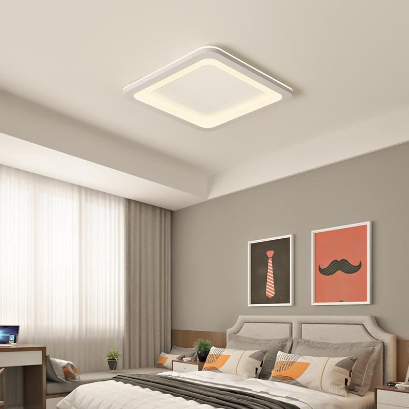 Gray Square Industrial Flush Mount Kitchen Lighting Dining Room Lighting Ceiling Light - Lamp Outdoor