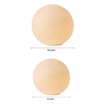 Resin Round Ball Moon LED Waterproof White Modern Outdoor Light Fence Lights - Dazuma