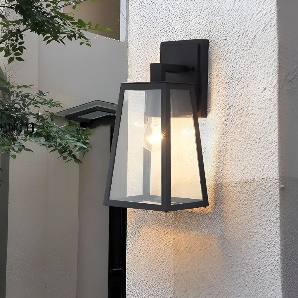 Trapezoidal Waterproof LED Vintage Outdoor Wall Light Wall Sconce Lighting | Dazuma