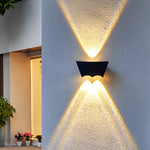 Creative Up and Down Lighting LED Waterproof Black Wall Washer Lights | Dazuma