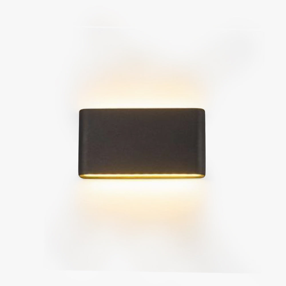 Ray Modern Rectagulart Metal Outdoor Wall Lamp - Letslighting