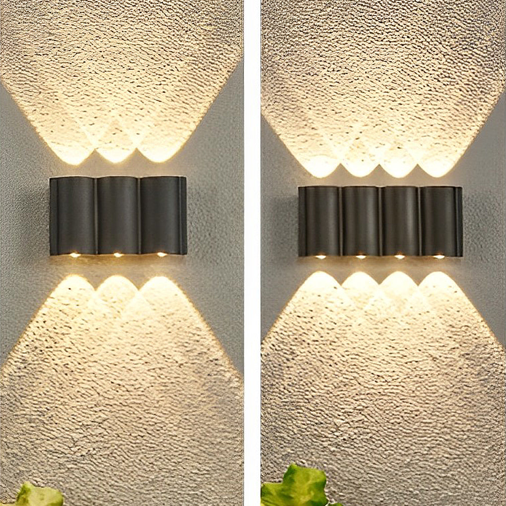Creative Wave Up and Down Light LED Waterproof Modern Wall Washer Light | Dazuma