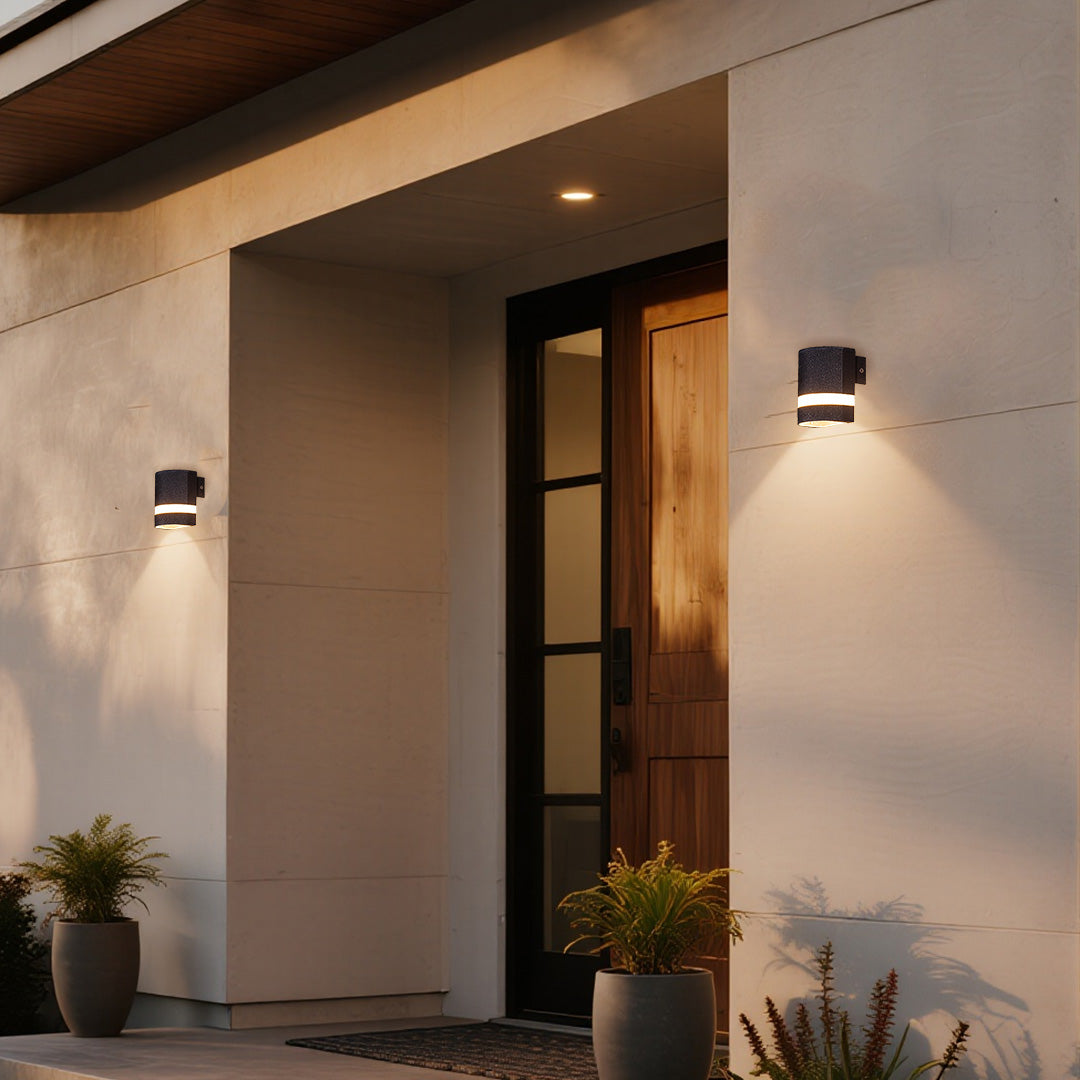 Die-cast Aluminum Garden Wall Lights Modern Industrial Style