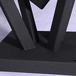 Geometric Aluminum Waterproof LED Black Modern Outdoor Light Pillar Lamp - Dazuma