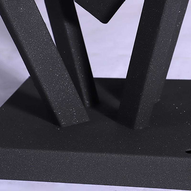 Geometric Aluminum Waterproof LED Black Modern Outdoor Light Pillar Lamp - Dazuma