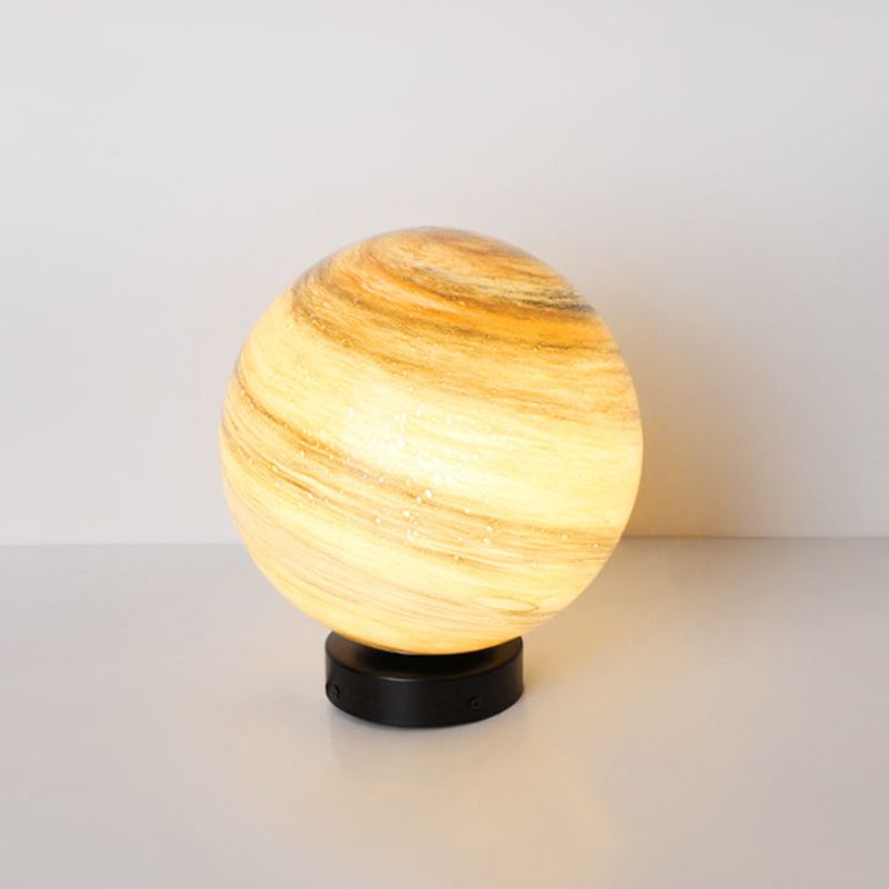 Aria Square Moon Globe Metal Glass Outdoor Light Post - Letslighting