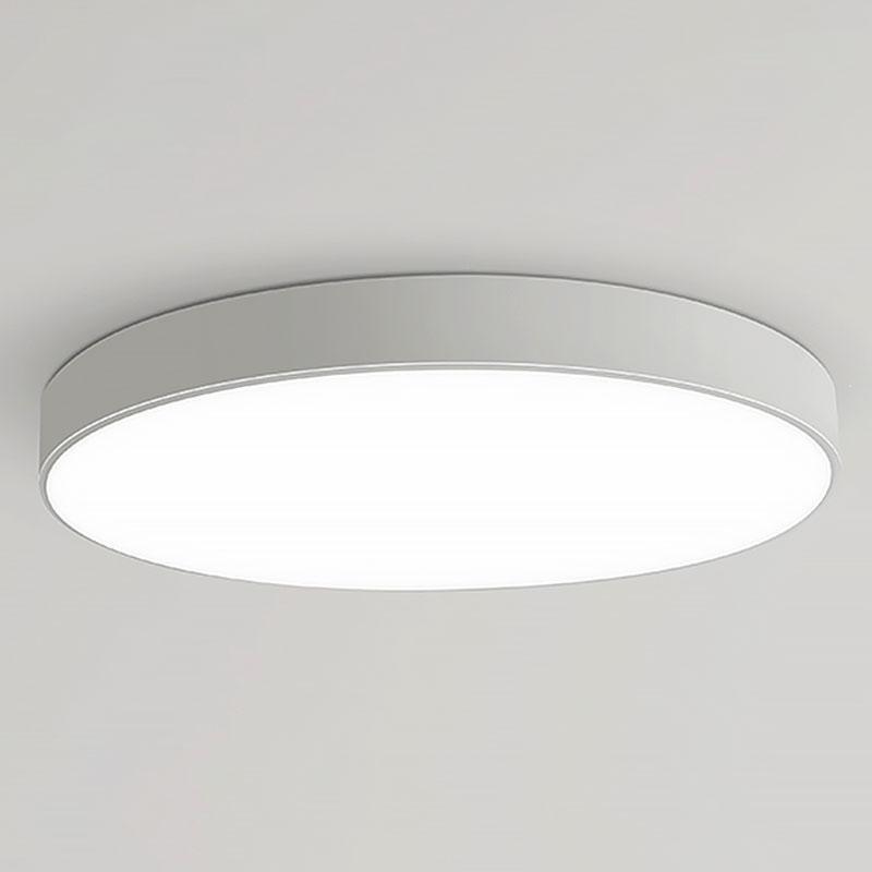 16'' Round Dimmable Modern Flush Mount Lighting with Remote - Lamp Outdoor