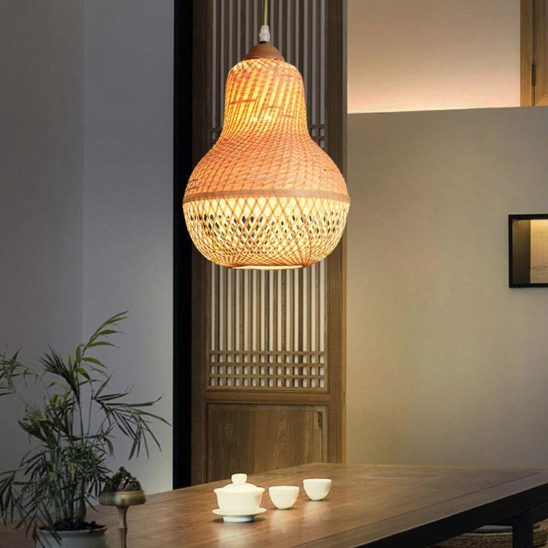 Peach Inspired Burlywood Colored Pendant Light for Living Room Unique Ceiling Light - Lamp Outdoor