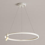 Simple Linear Modern Chandeliers Adjustable Angle Spotlight Circle Chandelier - Lamp Outdoor