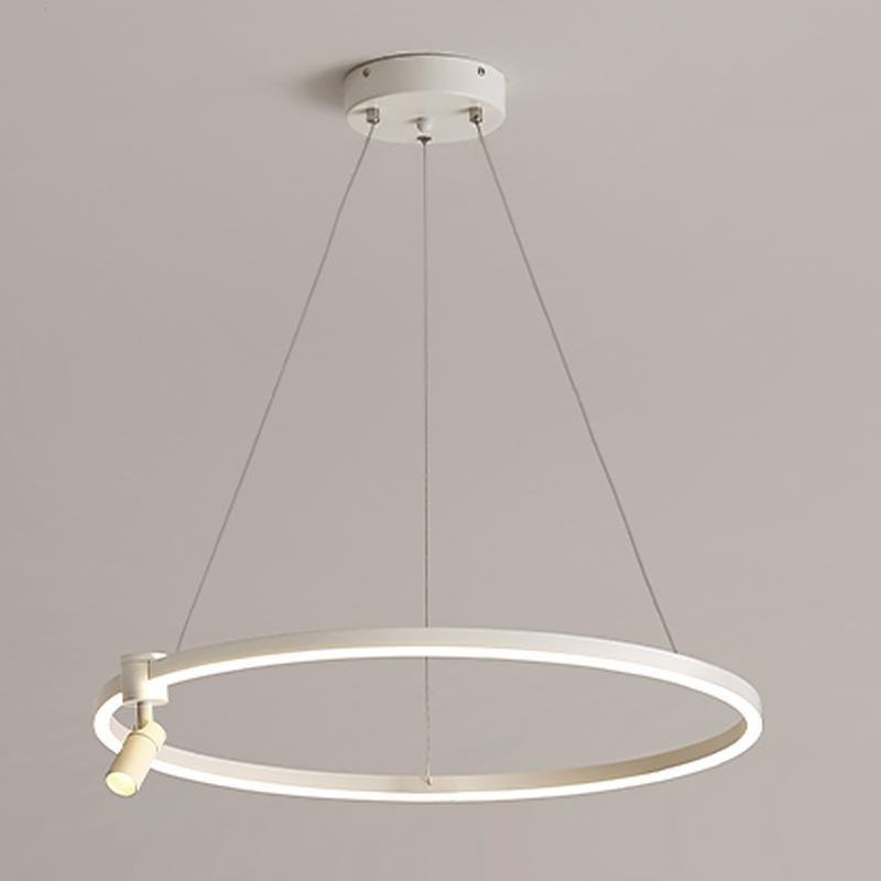 Simple Linear Modern Chandeliers Adjustable Angle Spotlight Circle Chandelier - Lamp Outdoor