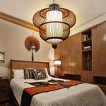 2-Tiers Bubble Dark Brown Moroccan Pendant Light with a Large Central Light - Lamp Outdoor