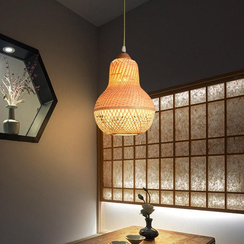 Peach Inspired Burlywood Colored Pendant Light for Living Room Unique Ceiling Light - Lamp Outdoor