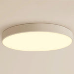 16'' Round Dimmable Modern Flush Mount Lighting with Remote - Lamp Outdoor