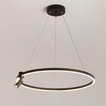 Simple Linear Modern Chandeliers Adjustable Angle Spotlight Circle Chandelier - Lamp Outdoor