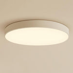 16'' Round Dimmable Modern Flush Mount Lighting with Remote - Lamp Outdoor