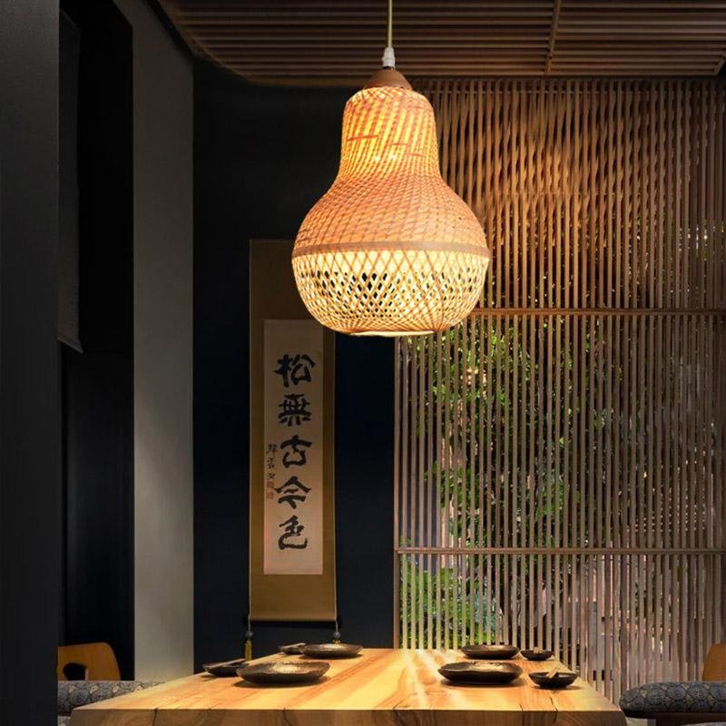 Peach Inspired Burlywood Colored Pendant Light for Living Room Unique Ceiling Light - Lamp Outdoor