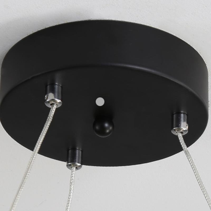 Simple Linear Modern Chandeliers Adjustable Angle Spotlight Circle Chandelier - Lamp Outdoor