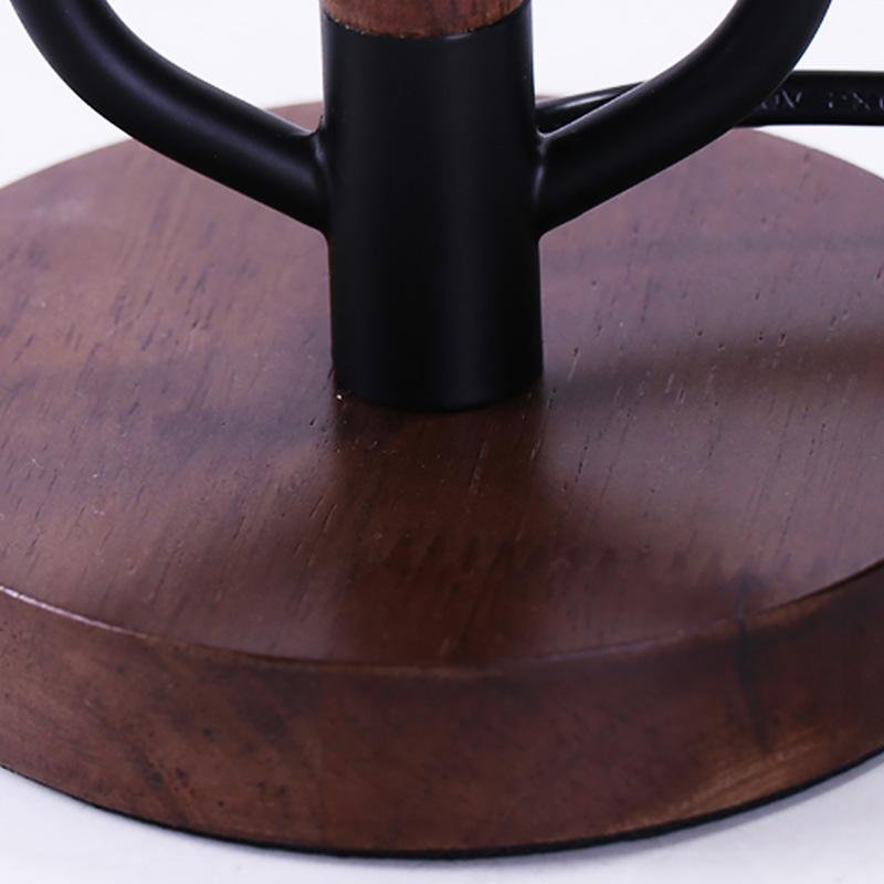 16 inch Vintage Rustic Tree Branch US Plug Table Lamp with Fabric Drum Shade - Lamp Outdoor