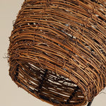 3 Piece Set of Transparent Burlywood Wicker Pendant Light Living Room Light - Lamp Outdoor