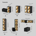 Ray Modern Cube Square Metal Glass Outdoor Wall Lamp - Lamp Outdoor
