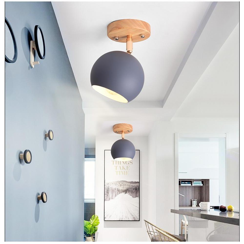 Semicircular Metal LED Rustic Adjustable Pendant Lights Ceiling Lights - Lamp Outdoor