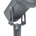 Adjustable spotlight mounting system with heavy-duty bracket for professional lighting installations