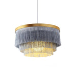 Gradated Drum Shade Chandeliers LED Contemporary Chandeliers - Lamp Outdoor