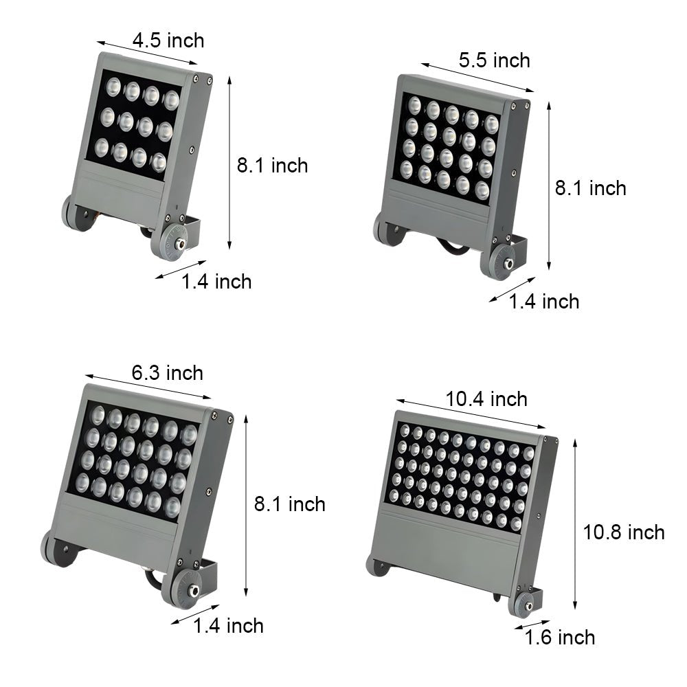 Aluminium Square LED Flood Light, 12W/18W/24W/36W - Lamp Outdoor