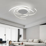 Abstract Curve Dimmable LED Nordic Ceiling Lights Flush Mount Lighting - Lamp Outdoor
