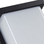 Angled view highlighting the sleek profile and modern design of wall-mounted light fixture