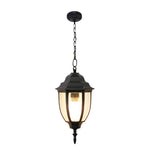 Antique Aluminum Waterproof Glass European Style Outdoor Chandeliers