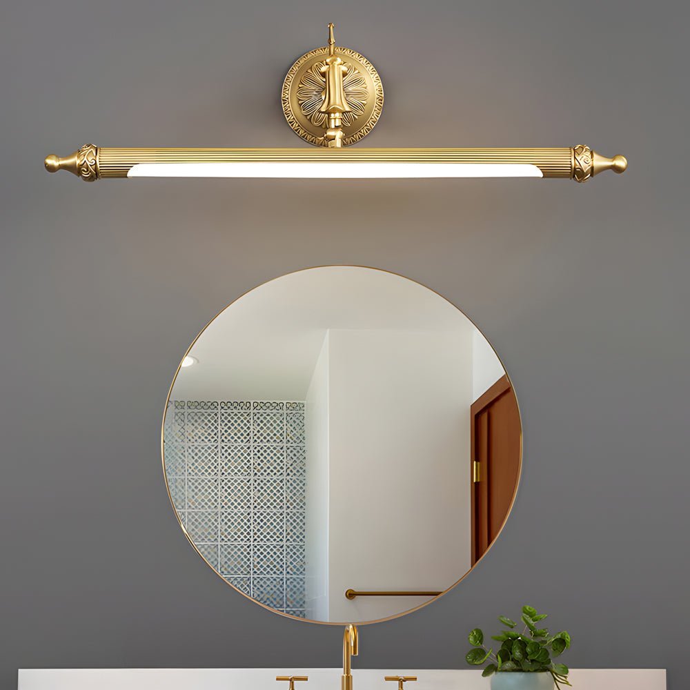 Antique Gold 180° Rotatable LED Bathroom Vanity Light with Adjustable Ambiance - Lamp Outdoor