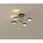 Circular 8-light Design LED Nordic Flush Mount Ceiling Light Chandeliers - Lamp Outdoor